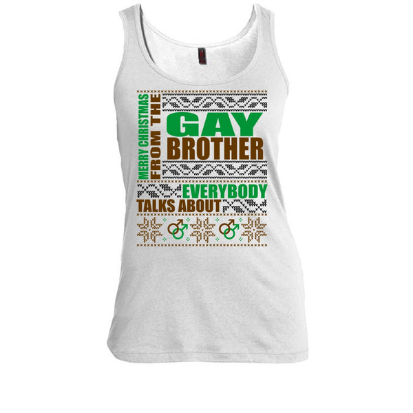 Merry Christmas From The Gay brother T Shirt, Gift For Gay Brother T Shirt, Awesome t-shirts