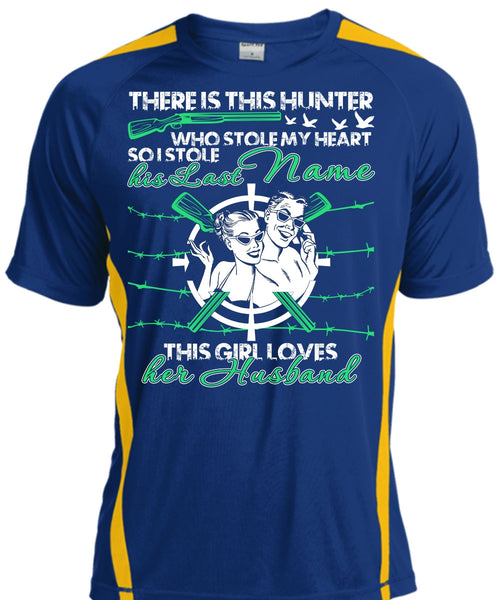There Is This Hunter T Shirt, This Girl Loves Her Husband T Shirt, Cool Shirt