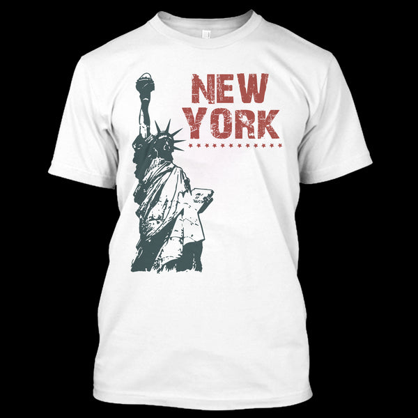 A black t-shirt with the shopify logo