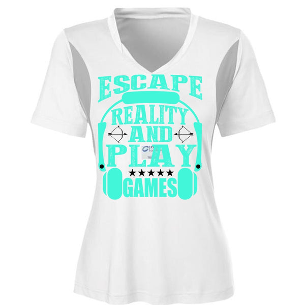 Play Games T Shirt, Being A Gamer T Shirt, Cool Shirt (Ladies LS Heather V-Neck)