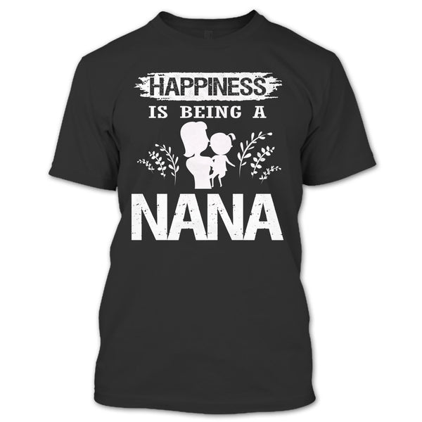 A black t-shirt with the shopify logo