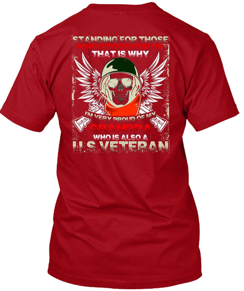 Grandpa Who Is Also US Veteran T Shirt, Being A Veteran T Shirt