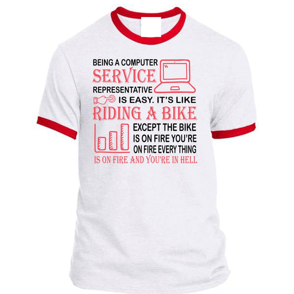 Being A Computer Service Representative Is Easy T Shirt, Career T Shirt