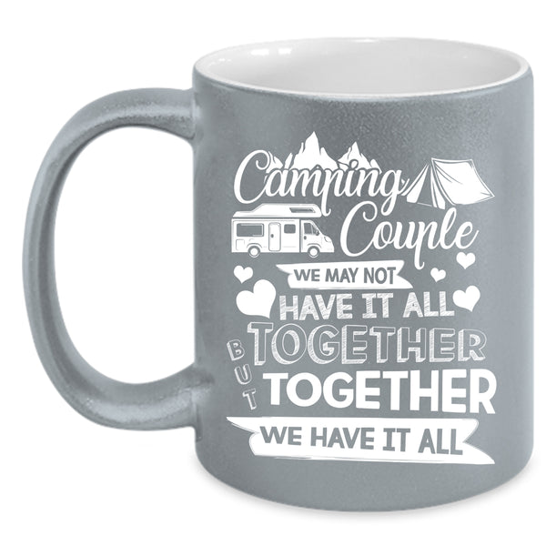 Camping Couple Coffee Mug, Cute Gift For Couple Coffee Cup