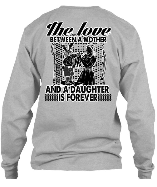 Mother And A Daughter T Shirt, I Love Mom T Shirt