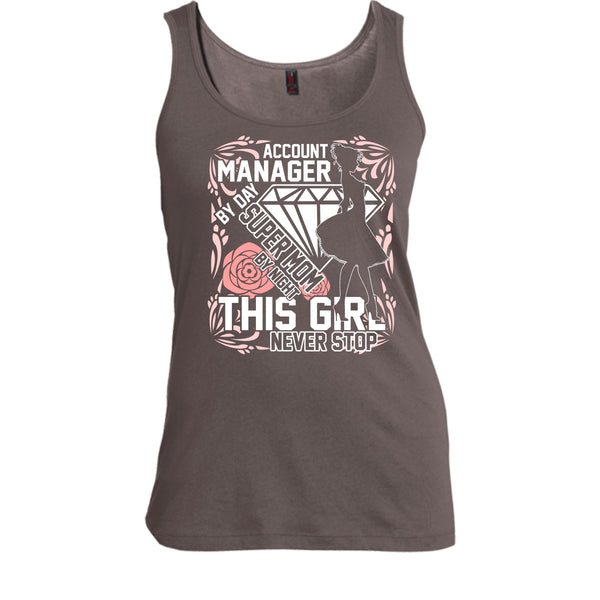 Account Manager By Day T Shirt, Mom By Night Tank Top