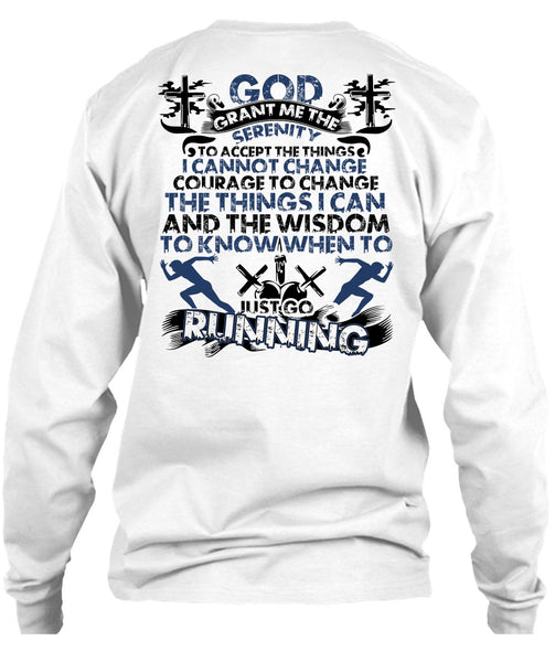Just Go Running T Shirt, I Love Running T Shirt