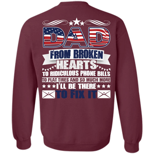 I'll Be There To Fix It T Shirt, I Love Dad Sweatshirt