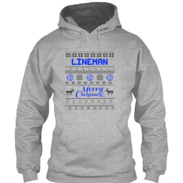 Lineman Merry Christmas T Shirt, Gift For Merry Christmas T Shirt