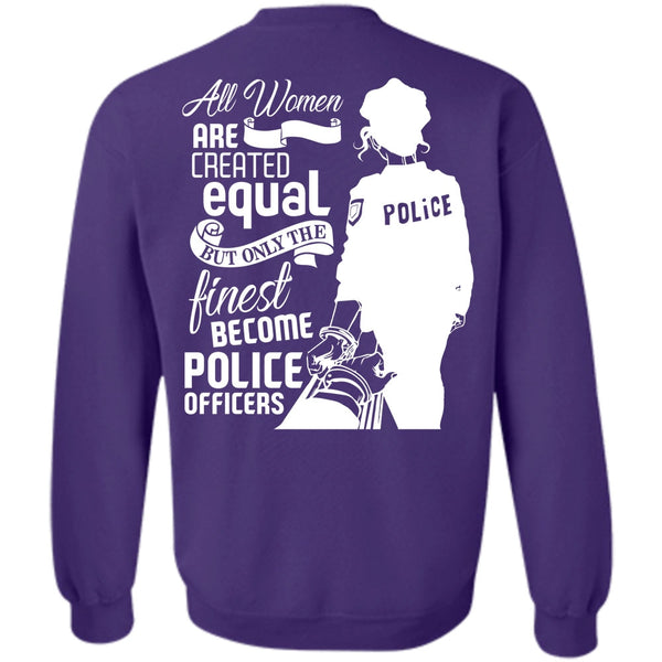 Become Police Officer T Shirt, I Love Police Sweatshirt