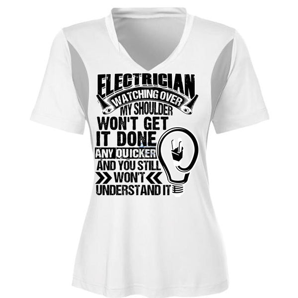 Electrician Watching Over T Shirt, I Love Electrician T Shirt, Awesome T-Shirts
