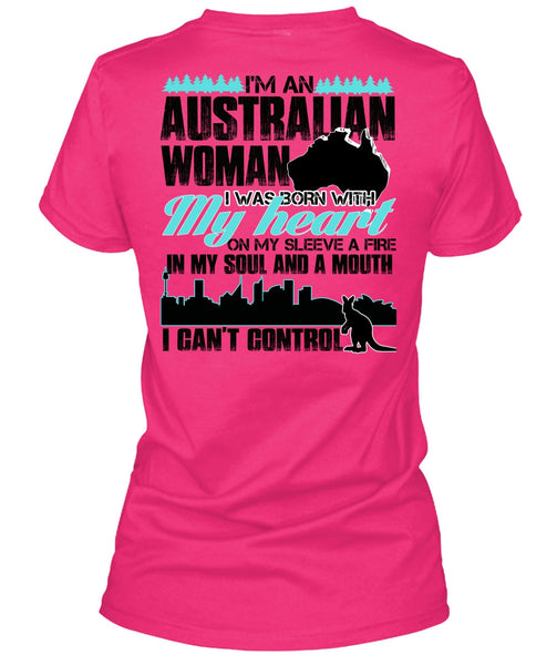 I'm An Australian Woman T Shirt, I Love Australian T Shirt