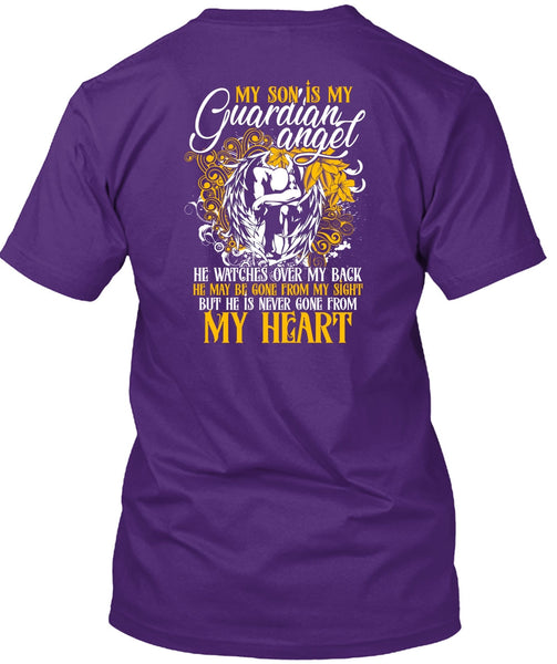 My Son Is My Guardian Angel T Shirt, My Heart T Shirt