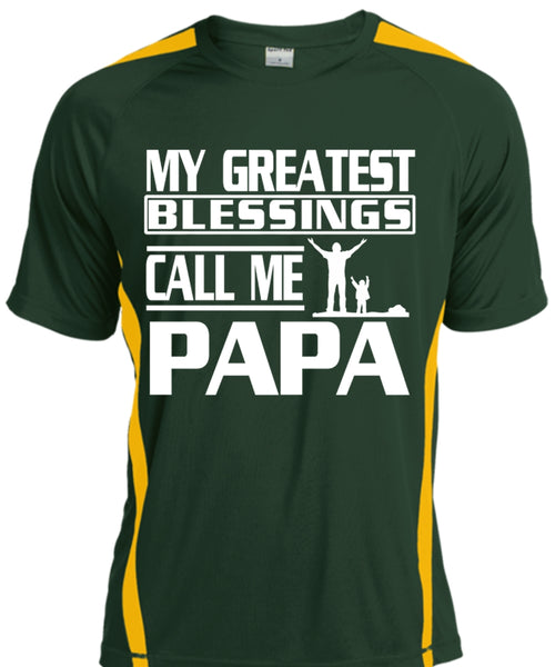 My Greatest Blessings Call Me Papa T Shirt, Father's Day T Shirt