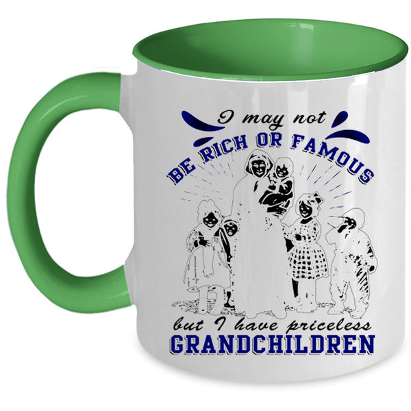 Cute Grandparent Coffee Mug, I Have Priceless Grandchildren Accent Mug