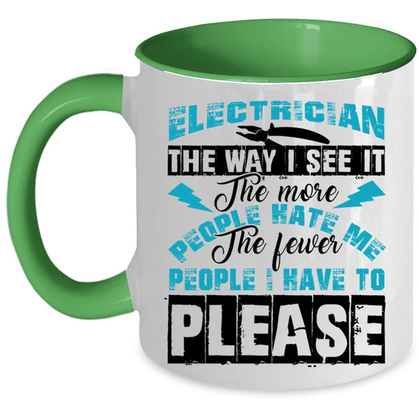 Awesome Electricians Coffee Mug, Electrician Accent Mug