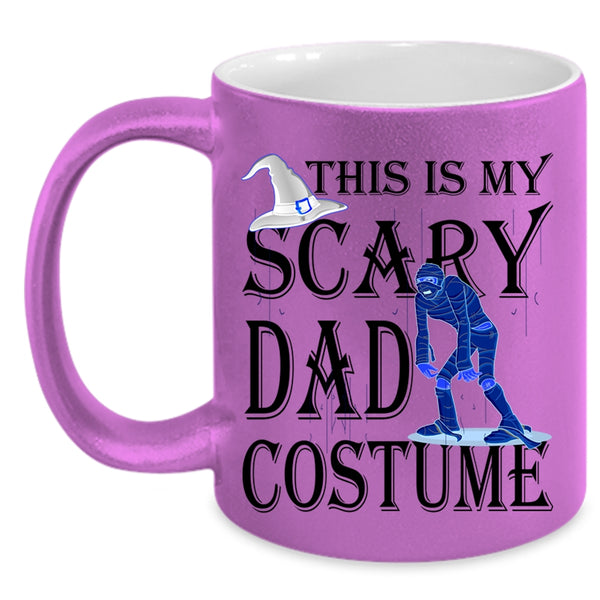 Scary Halloween Coffee Mug, This Is My Scary Dad Costume Accent Mug