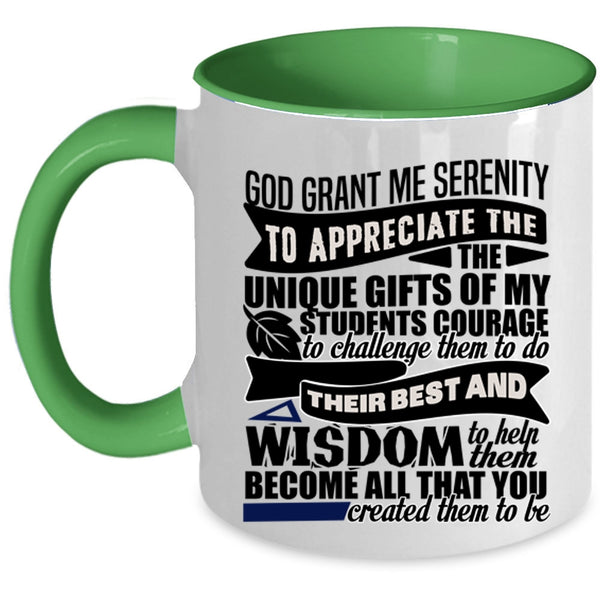 Cool Teachers Coffee Mug, Gifts Of My Students Accent Mug