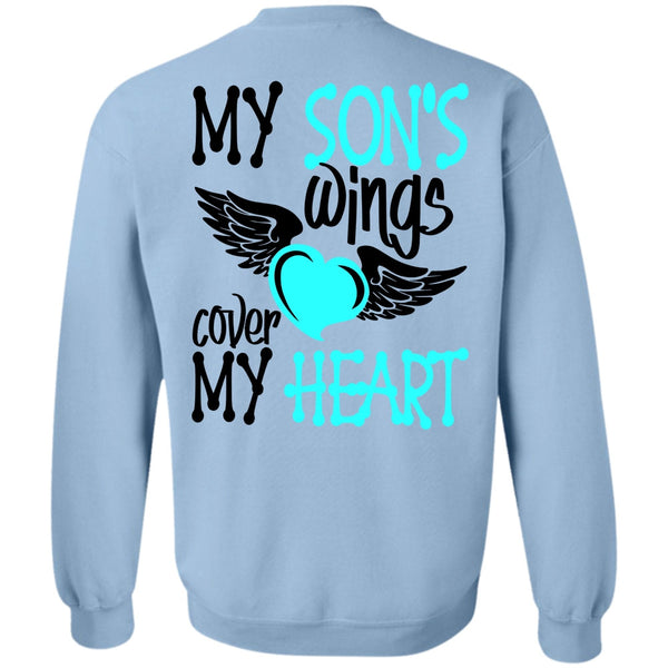 I Love Son T Shirt, My Son's Wings Cover My Heart Sweatshirt