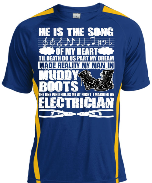 I Married An Electrician T Shirt, He Is The Song T Shirt, Cool Shirt