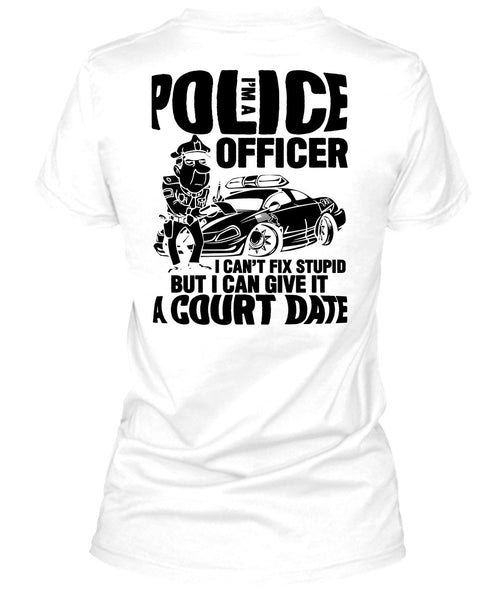 I'm A Police Officer T Shirt, I Love Police T Shirt
