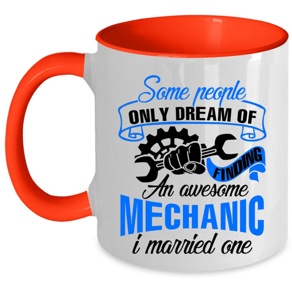 I Love Mechanic Coffee Mug, Finding An Awesome Mechanic Accent Mug