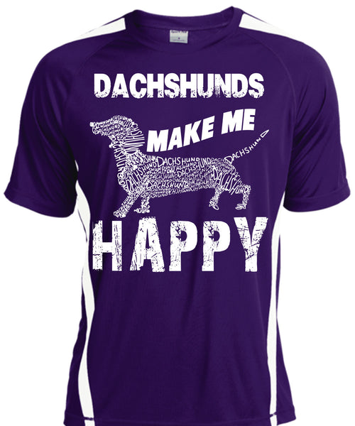 Dachshunds Make Me Happy T Shirt, I Love My Dog T Shirt, Cool Shirt