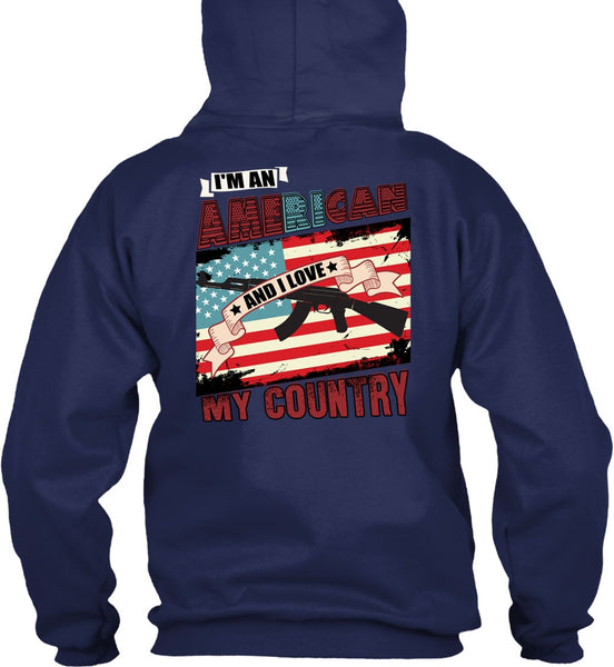I'm An American T Shirt, I Love My Country T Shirt