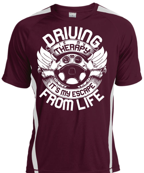 Driving Is My Therapy T Shirt, Being A Driver T Shirt, Cool Shirt