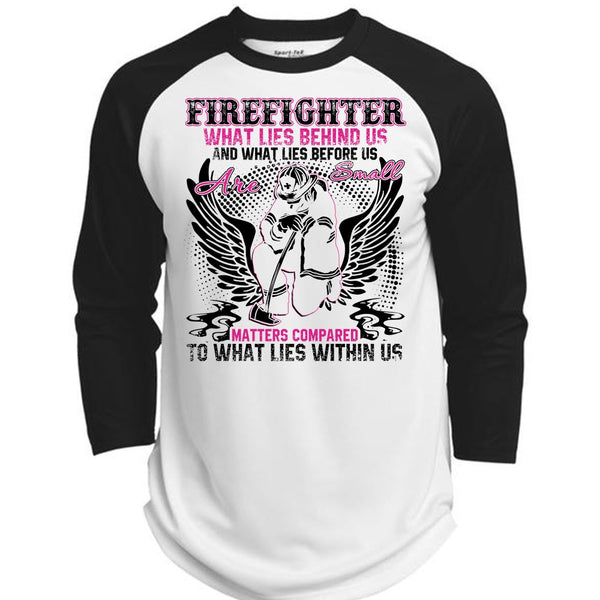 A black t-shirt with the shopify logo