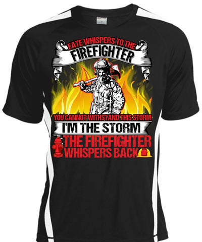 A black t-shirt with the shopify logo