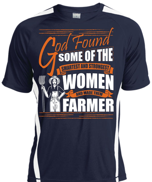 Made Them Farmer T Shirt, Smartest And Strongest T Shirt, Cool Shirt