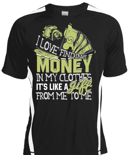 A black t-shirt with the shopify logo