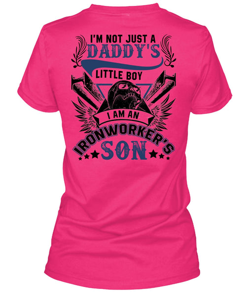 I Am An Ironworker's Son T Shirt, I Love Ironworker T Shirt