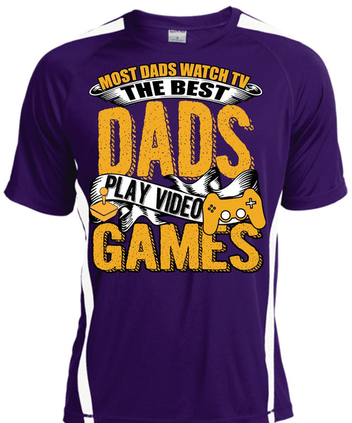 Most Dads Watch TV T Shirt, Play Video Games T Shirt, Cool Shirt