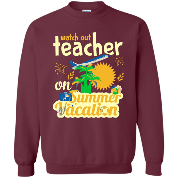I'm A Coolest Teacher T Shirt, Funny Summer Vacation Sweatshirt