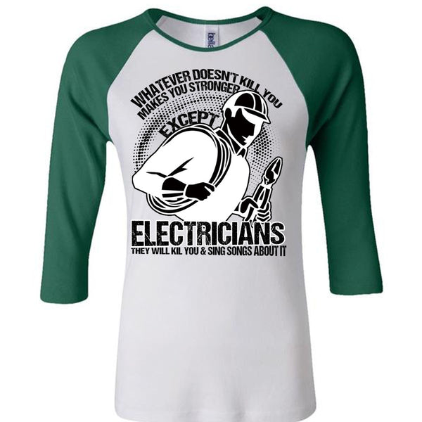 Stronger Except Electricians T Shirt, I Love Electrician T Shirt, Awesome T-Shirts