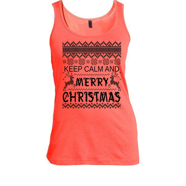 Keep Calm And Merry Christmas T Shirt, Merry Christmas Gift T Shirt, Awesome t-shirts