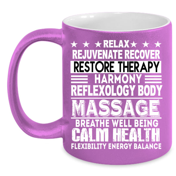 Massage Therapist Coffee Mug, Calm Health Coffee Cup