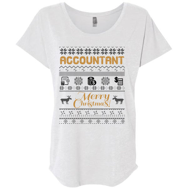 Accountant Merry Christmas T Shirt, I Love Accountant T Shirt, Awesome T-Shirts