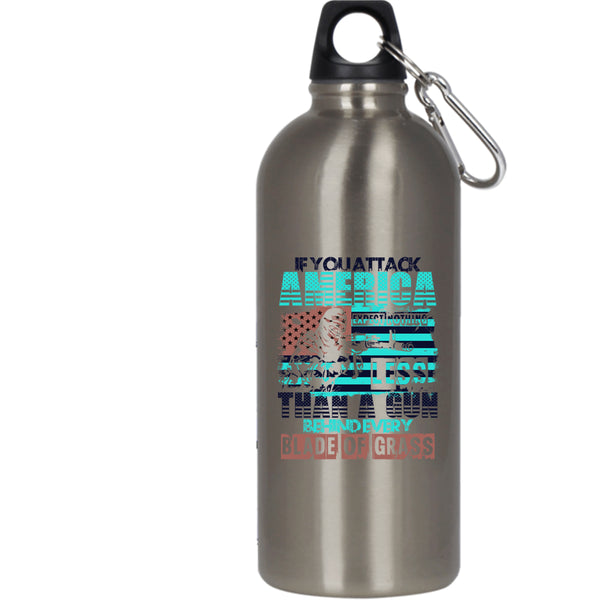 Awesome Veteran 20 oz Stainless Steel Bottle,Best Gift For Veteran's Day Outdoor Sports Water Bottle