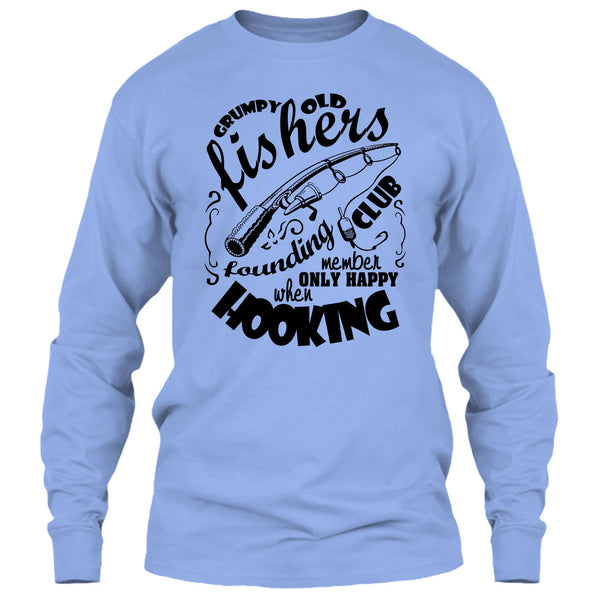 Grumpy Old Fishers T Shirt, Coolest Fishing T Shirt