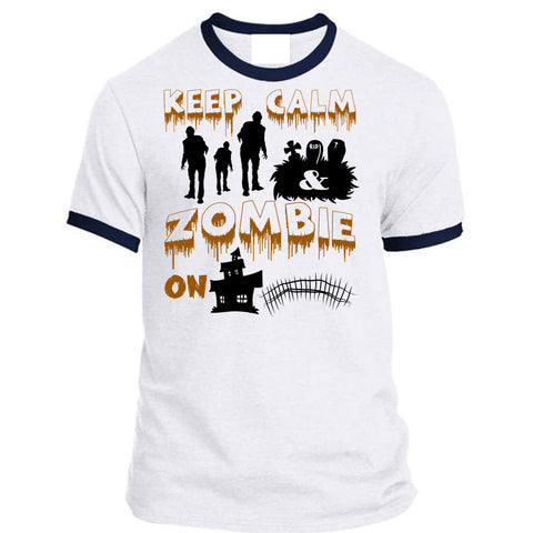 A black t-shirt with the shopify logo