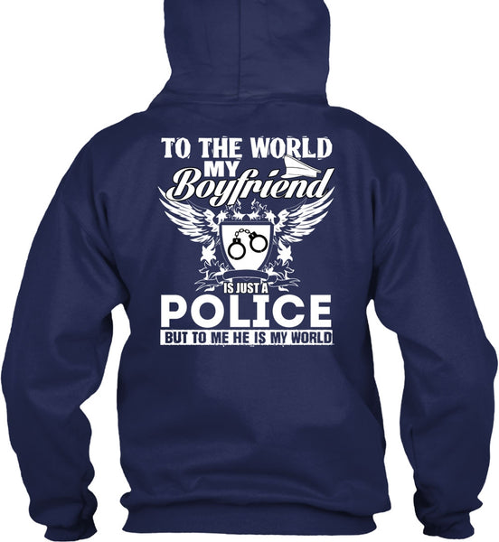 My Boyfriend Is Just A Police T Shirt, Being A Police T Shirt