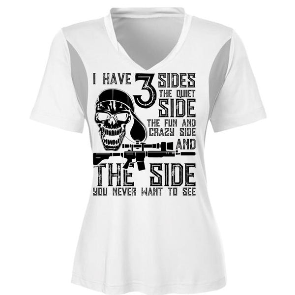 I Have 3 Sides The Quiet T Shirt, I Love Gunning T Shirt, Awesome T-Shirts
