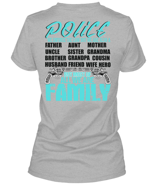 Police We Enforce The Law T Shirt, I Love Police T Shirt