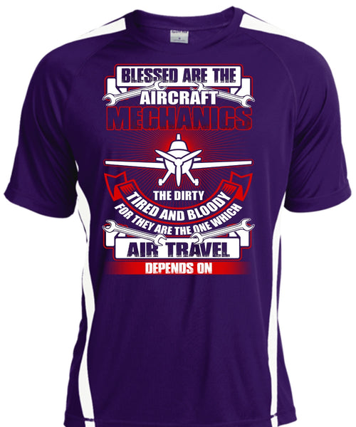 Blessed Are The Aircraft Mechanics T Shirt, Air Travel T Shirt, Cool Shirt