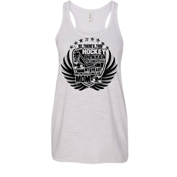 There's This Hockey Player T Shirt, Coolest Hockey Mom Tank Top