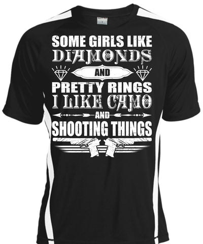 A black t-shirt with the shopify logo