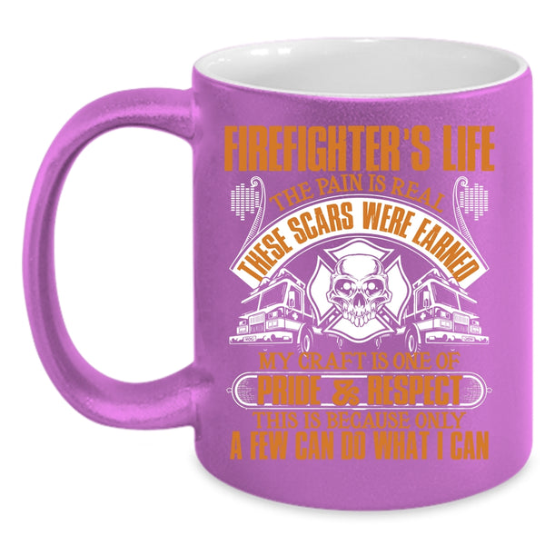 Firefighter's Life Coffee Mug, Awesome Gift For Firefighter Coffee Cup
